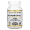 California Gold Nutrition Bacopa Extract 320 mg 120 Veggie Capsules 898220020638