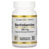 California Gold Nutrition Benfotiamine 150 mg 90 Veggie Capsules 898220020256