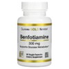 California Gold Nutrition Benfotiamine 300 mg 90 Veggie Capsules 898220020232