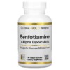 California Gold Nutrition Benfotiamine + Alpha Lipoic Acid 90 Veggie Capsules 898220020218