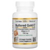 California Gold Nutrition Buffered Gold C GOLD Standard Sodium Ascorbate (Vitamin C) 750 mg 60 Veggie Capsules 898220012367