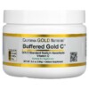 California Gold Nutrition Buffered Gold C Non-Acidic Vitamin C Powder Sodium Ascorbate 8.40 oz (238 g) 898220012350