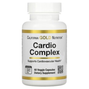 California Gold Nutrition Cardio Complex 60 Veggie Capsules 898220020706