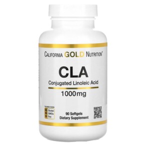 California Gold Nutrition CLA Conjugated Linoleic Acid 1.000 mg 90 Softgels 898220012640