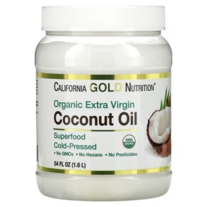 California Gold Nutrition Cold Pressed Organic Virgin Coconut Oil 54 fl oz (1.6 L) 898220012671