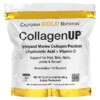 California Gold Nutrition CollagenUP Hydrolyzed Marine Collagen Peptides with Hyaluronic Acid and Vitamin C Unflavored 16.37 oz (464 g) 898220010325
