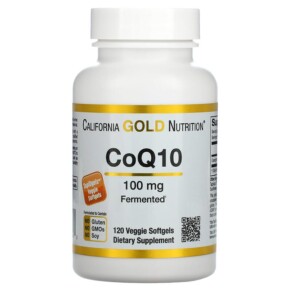California Gold Nutrition CoQ10 100 mg 120 Veggie Softgels 898220009442