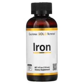 California Gold Nutrition Iron 4 fl oz (118 ml) 898220021161