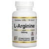 California Gold Nutrition L-Arginine 60 Veggie Capsules 898220011261