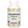 California Gold Nutrition L-Glutathione (Reduced) 500 mg 120 Veggie Capsules 898220018987