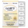 California Gold Nutrition LactoBif 5 Probiotics 5 Billion CFU 60 Veggie Capsules 898220009633