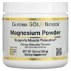 California Gold Nutrition Magnesium Powder Beverage Orange Crush 13.4 oz (380 g) 898220015627