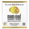California Gold Nutrition MEM Food Memory & Cognitive Support 60 Packets 0.3 oz (8.5 g) Each 898220018932
