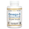 California Gold Nutrition Omega-3 Premium Fish Oil 180 EPA / 120 DHA 100 Fish Gelatin Softgels 898220009527