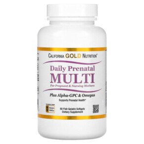 California Gold Nutrition Prenatal MultiVitamin 60 Softgel 898220013456