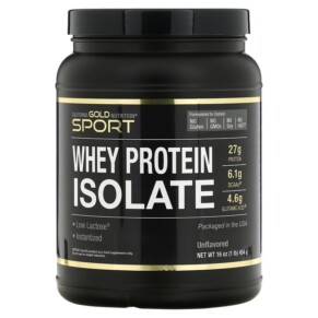 California Gold Nutrition SPORT - Whey Protein Isolate 1 lb 16 oz (454 g) 898220010646