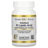 California Gold Nutrition Stabilized R-Lipoic Acid 30 Veggie Capsules 898220020065