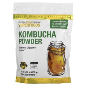 California Gold Nutrition SUPERFOODS - Kombucha Powder Unflavored 5.64 oz (160 g) 898220021666