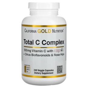 California Gold Nutrition Total C Complex 500 mg 240 Veggie Capsules 898220018840