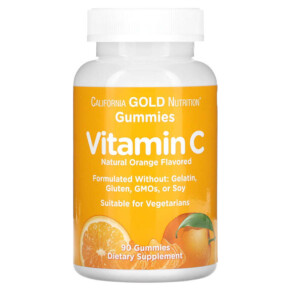 California Gold Nutrition Vitamin C Gummies 90 Gummies 898220010929