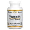 California Gold Nutrition Vitamin D3 125 mcg (5.000 IU) 360 Fish Gelatin Softgels 898220010660
