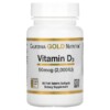 California Gold Nutrition Vitamin D3 50 mcg (2.000 IU) 90 Fish Gelatin Softgels 898220011797