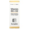 California Gold Nutrition Vitamin D3 + K2 25 mcg (1.000 IU) 1 fl oz (30 ml) 898220020492