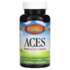 Carlson ACES Vitamins A C E + Selenium 50 Soft Gels 088395044304