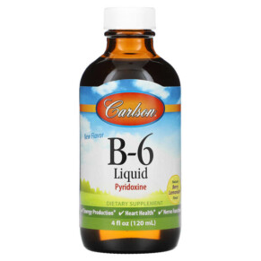 Carlson B-6 Liquid Natural Berry Lemonade 4 fl oz (120 ml) 088395023811