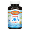 Carlson Kid's Chewable DHA Bursting Orange 100 mg 120 Soft Gels 088395015717