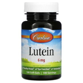 Carlson Lutein 6 mg 180 Soft Gels 088395086526