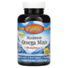 Carlson Maximum Omega Minis Natural Lemon Flavor 500 mg 120 Mini Softgels 088395184604