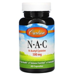Carlson N-A-C 500 mg 60 Capsules 088395067709