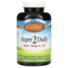 Carlson Super 2 Daily 120 Soft Gels 088395040511