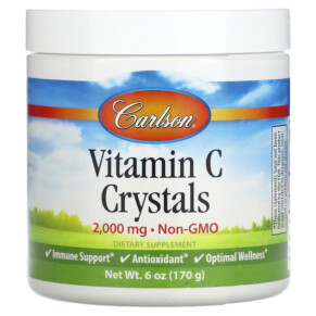 Carlson Vitamin C Crystals 2.000 mg 6 oz (170 g) 088395335600