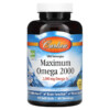 Carlson Wild Norwegian Maximum Omega 2000 Natural Lemon 1.000 mg 90 Soft Gels 088395172106