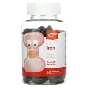 Chapter One I Is for Iron Flavored Gummies 60 Gummies 848998041120