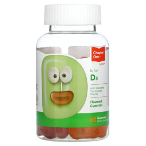 Chapter One Vitamin D3 Flavored 60 Gummies 848998041083
