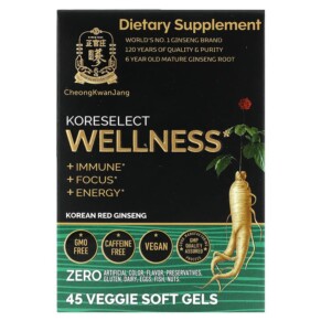 CheongKwanJang Koreselect Wellness 45 Veggie Soft Gels 819079012254