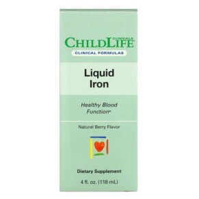 Childlife Clinicals Liquid Iron Natural Berry 4 fl oz (118 ml) 850005307013