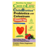 ChildLife Essentials ChildBiotics Probiotics with Colostrum Natural Berry 92 Tablets 608274111004