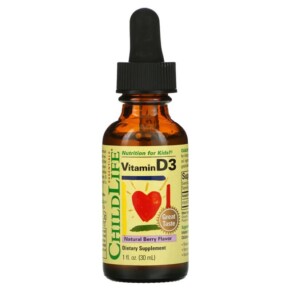ChildLife Essentials Vitamin D3 Natural Berry 1 fl oz (30 ml) 608274109001