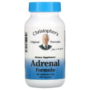 Christopher's Original Formulas Adrenal Formula 425 mg 100 Vegetarian Caps 084783891475
