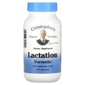 Christopher's Original Formulas Lactation Formula 415 mg 100 Vegetarian Caps 084783891444