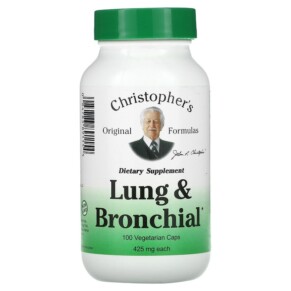 Christopher's Original Formulas Lung and Bronchial 425 mg 100 Vegetarian Caps 084783891154
