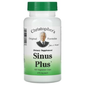 Christopher's Original Formulas Sinus Plus 475 mg 100 Vegetarian Caps 084783891093