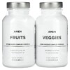 Codeage Amen Fruits & Veggies 2 Bottles 180 Vegetable Capsules 850043333395