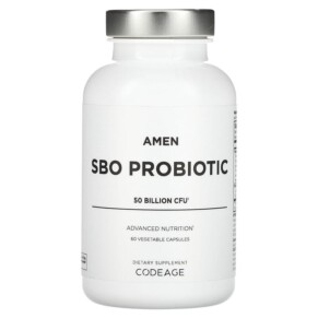 Codeage Amen SBO Probiotic 50 Billion CFU 60 Vegetable Capsules 853919008380