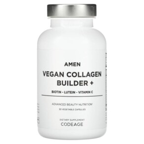 Codeage Amen Vegan Collagen Builder+ 30 Vegetable Capsules 853919008458