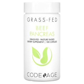 Codeage Beef Pancreas Grass-Fed Pasture Raised 180 Capsules 853919008113